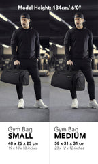 Fitgriff® Gym Bag with Shoe & Wet Compartment