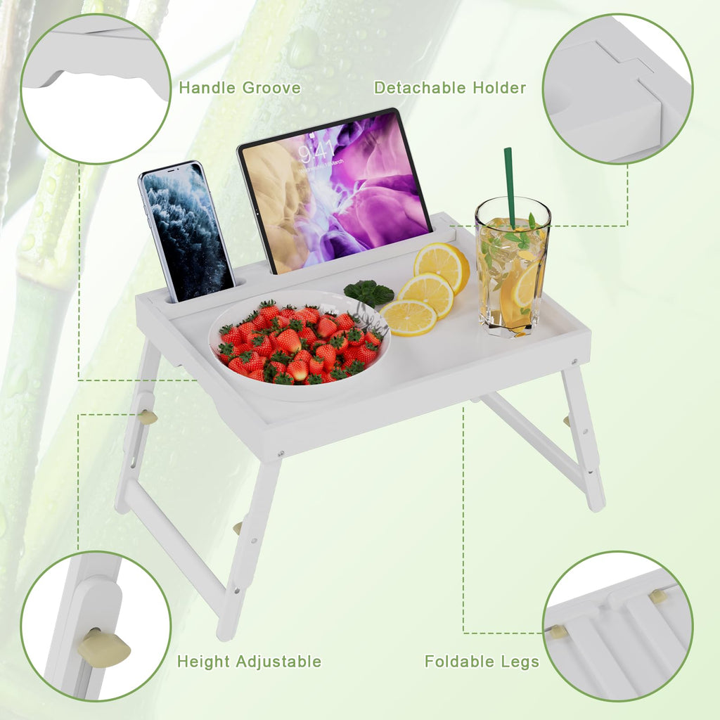 Artmeer Bamboo Foldable Bed & Laptop Tray - 2 Pack - Decor by Handbags Specialist Headquarter | Available at Handbags Specialist Headquarter