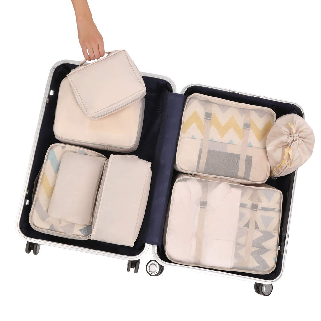TravelMate 8-Piece Packing Cubes - Luggage Travel Bags by Handbags Specialist Headquarter | Available at Handbags Specialist Headquarter