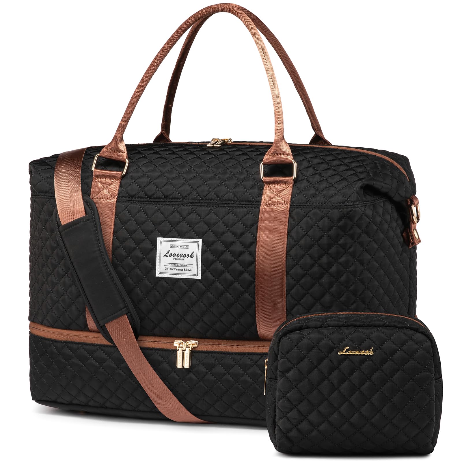 LOVEVOOK All-in-One Duffle: Travel & Gym Ready - Luggage Travel Bags by Handbags Specialist Headquarter | Available at Handbags Specialist Headquarter