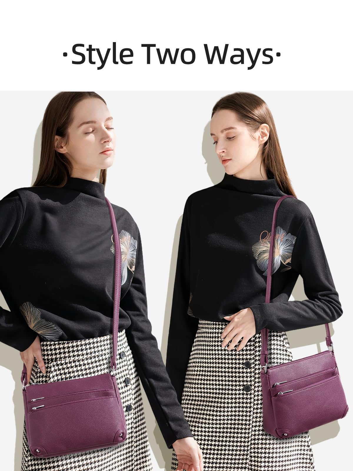 WestBronco ZipSatchel: Women's Medium Crossbody Bag - Handbags by Handbags Specialist Headquarter | Available at Handbags Specialist Headquarter