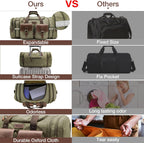 Wildroad 50L Waxed Canvas Waterproof Duffle Bag
