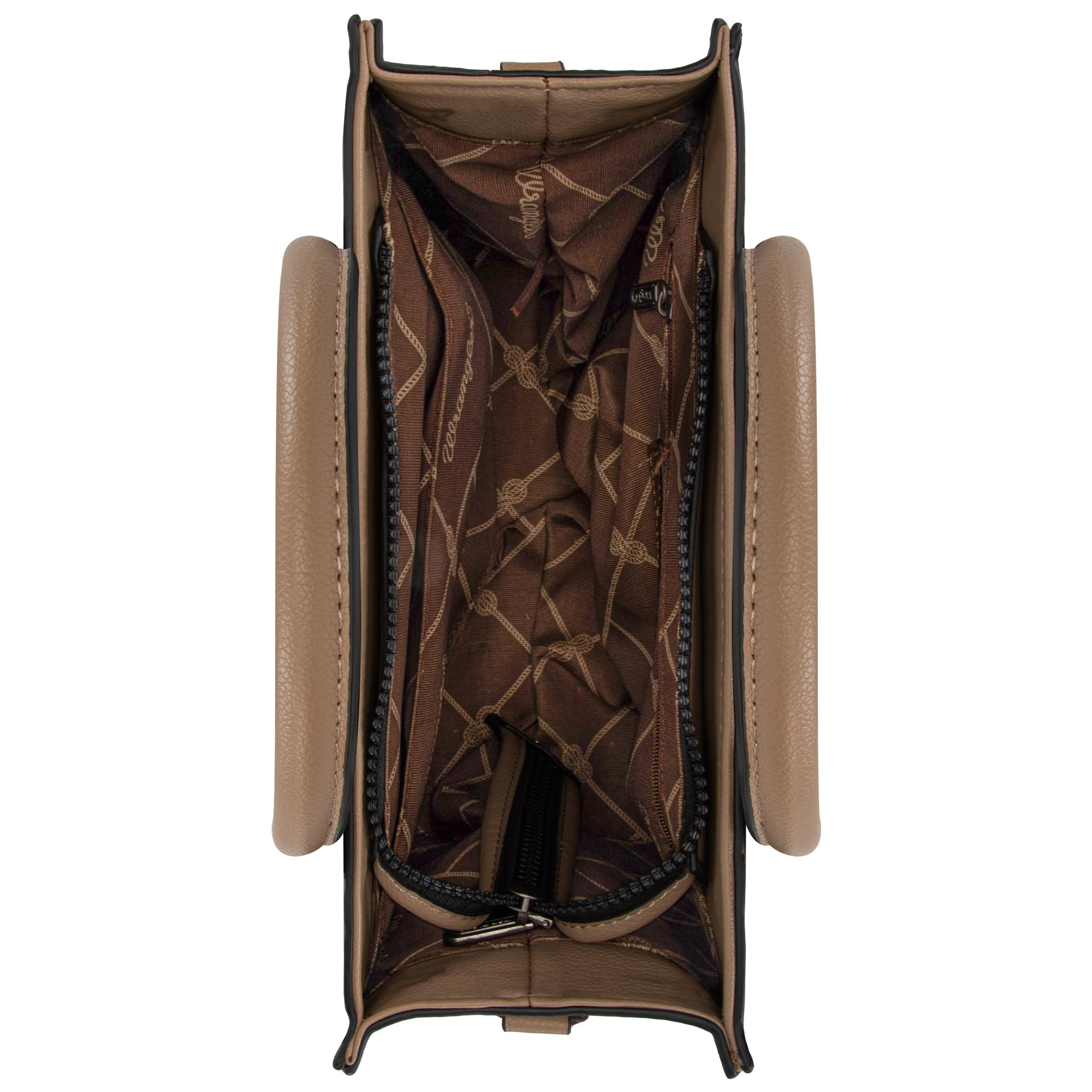 Western Chic Wrangler Tote: Vegan Leather, Versatile Strap