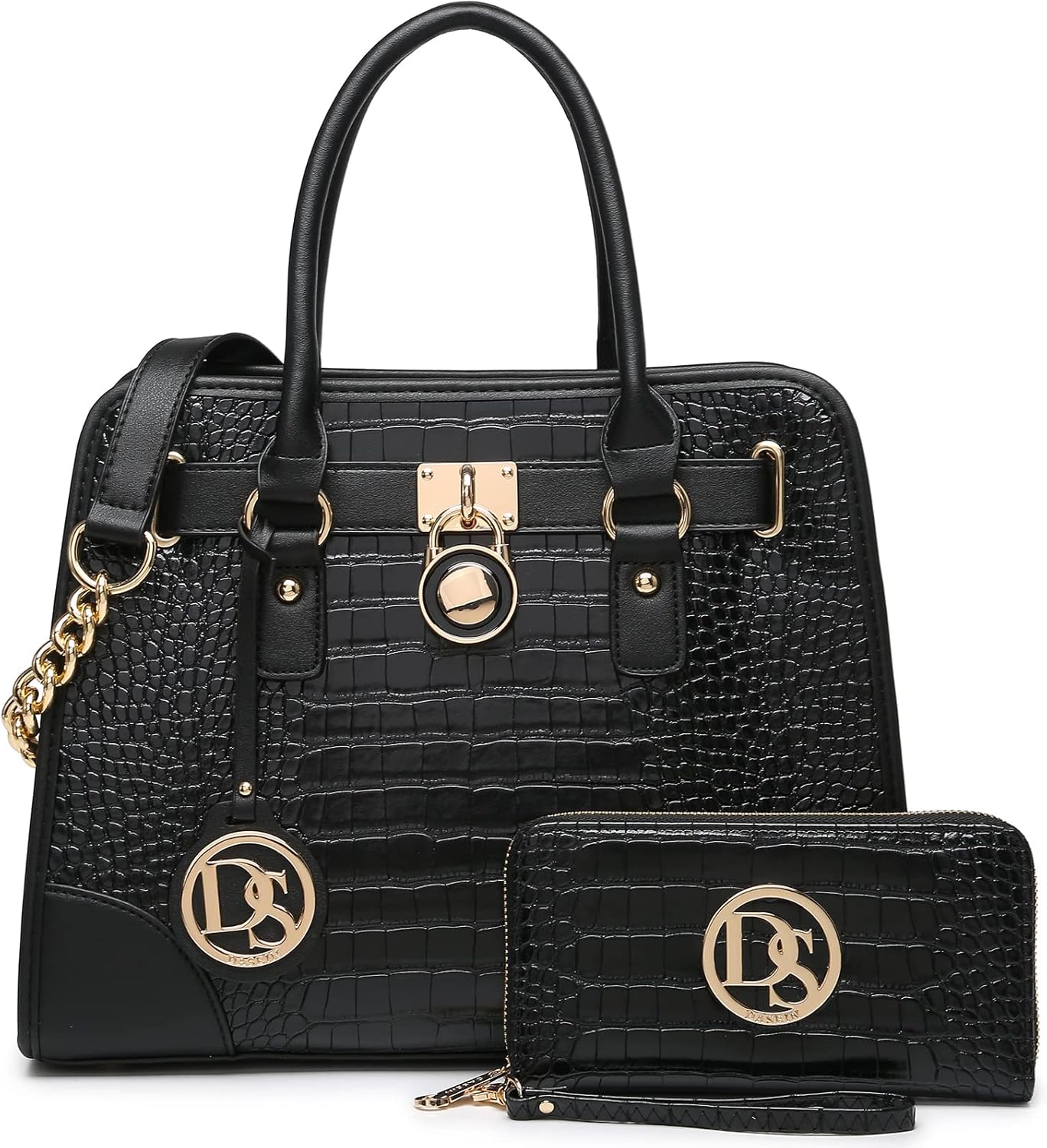 Dasein Luxe Set: Top Handle & Hobo Handbags Duo - Satchels Handbags by Handbags Specialist Headquarter | Available at Handbags Specialist Headquarter