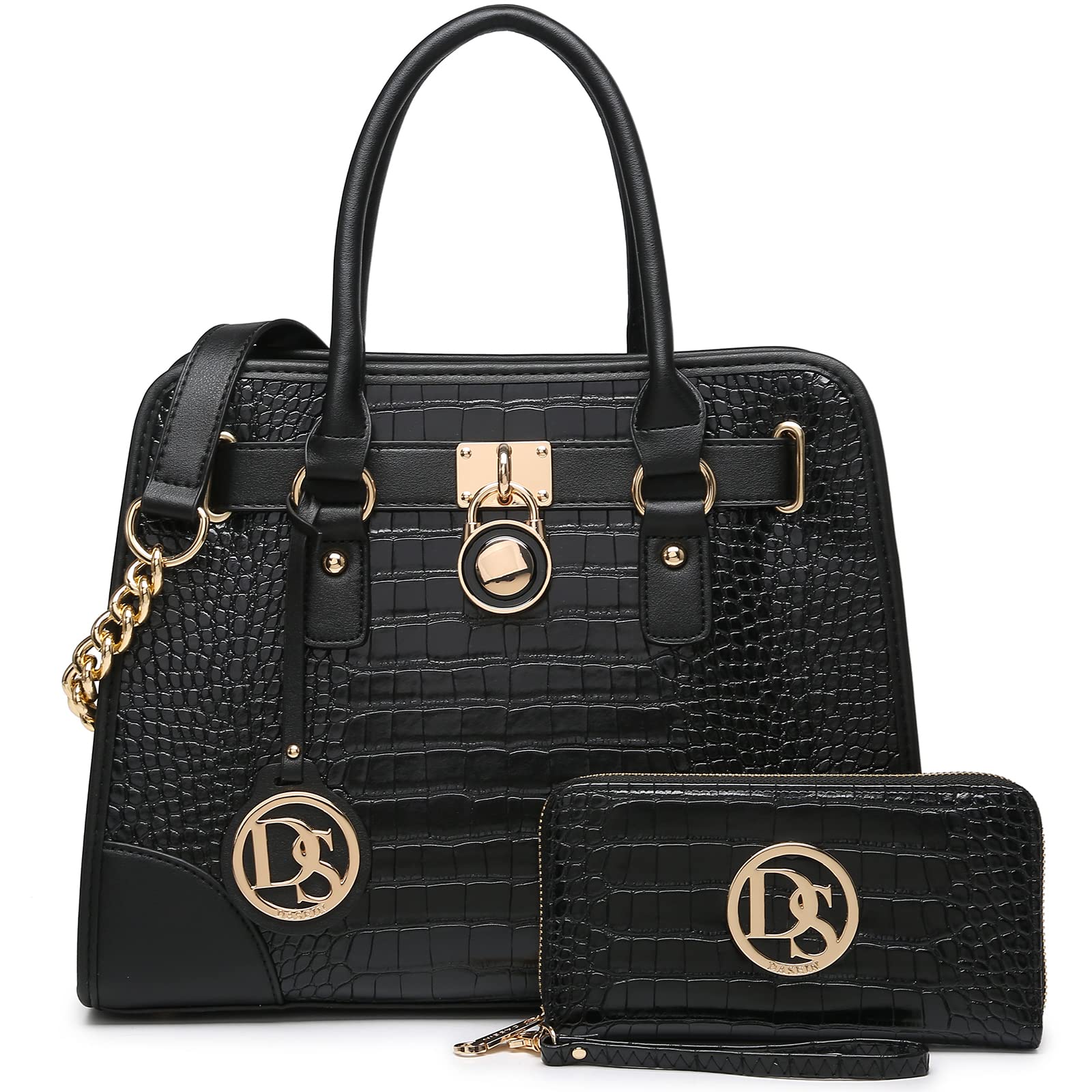 Dasein Women’s 2pcs Satchel & Shoulder Bag Set