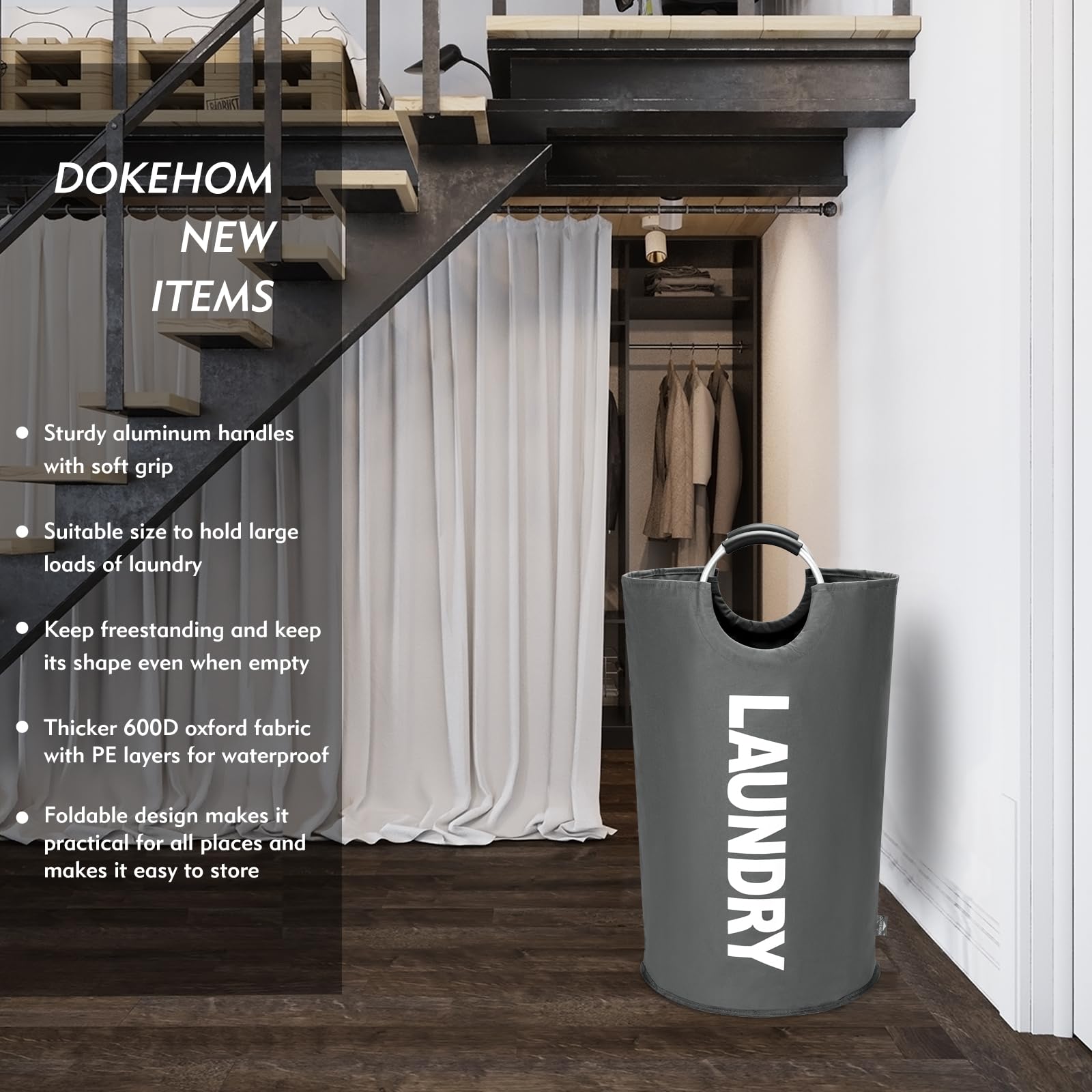 FoldAway Laundry Hamper - Laundry Baskets by Handbags Specialist Headquarter | Available at Handbags Specialist Headquarter