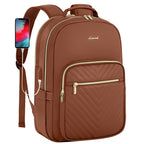 Chic Leather Laptop Backpack for Women - LoveVook - Backpack Bags by Handbags Specialist Headquarter | Available at Handbags Specialist Headquarter