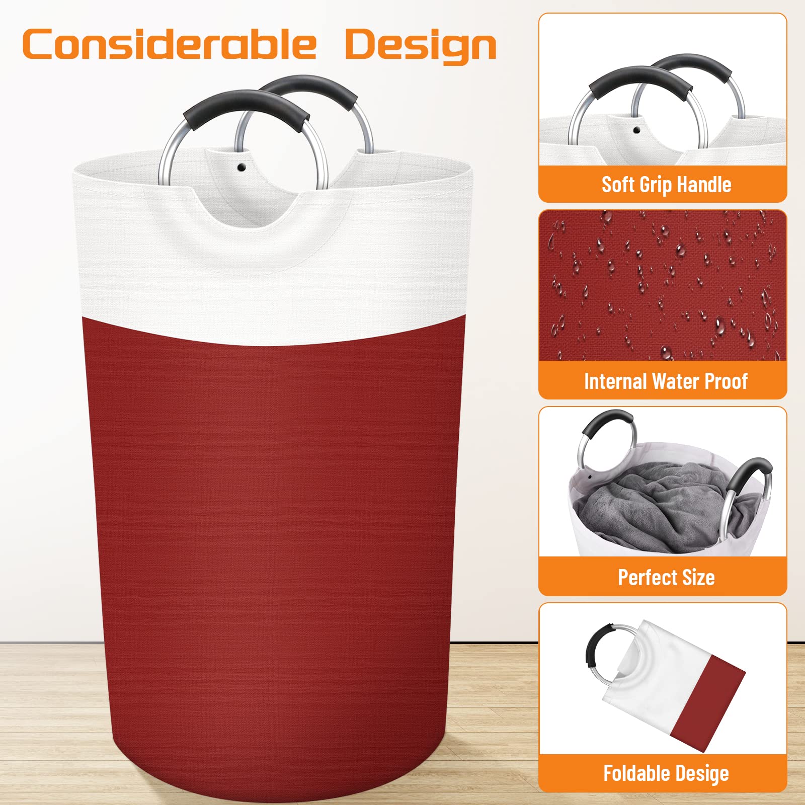 BlissTotes 90L Collapsible Laundry Hamper - Black - Laundry Baskets by Handbags Specialist Headquarter | Available at Handbags Specialist Headquarter