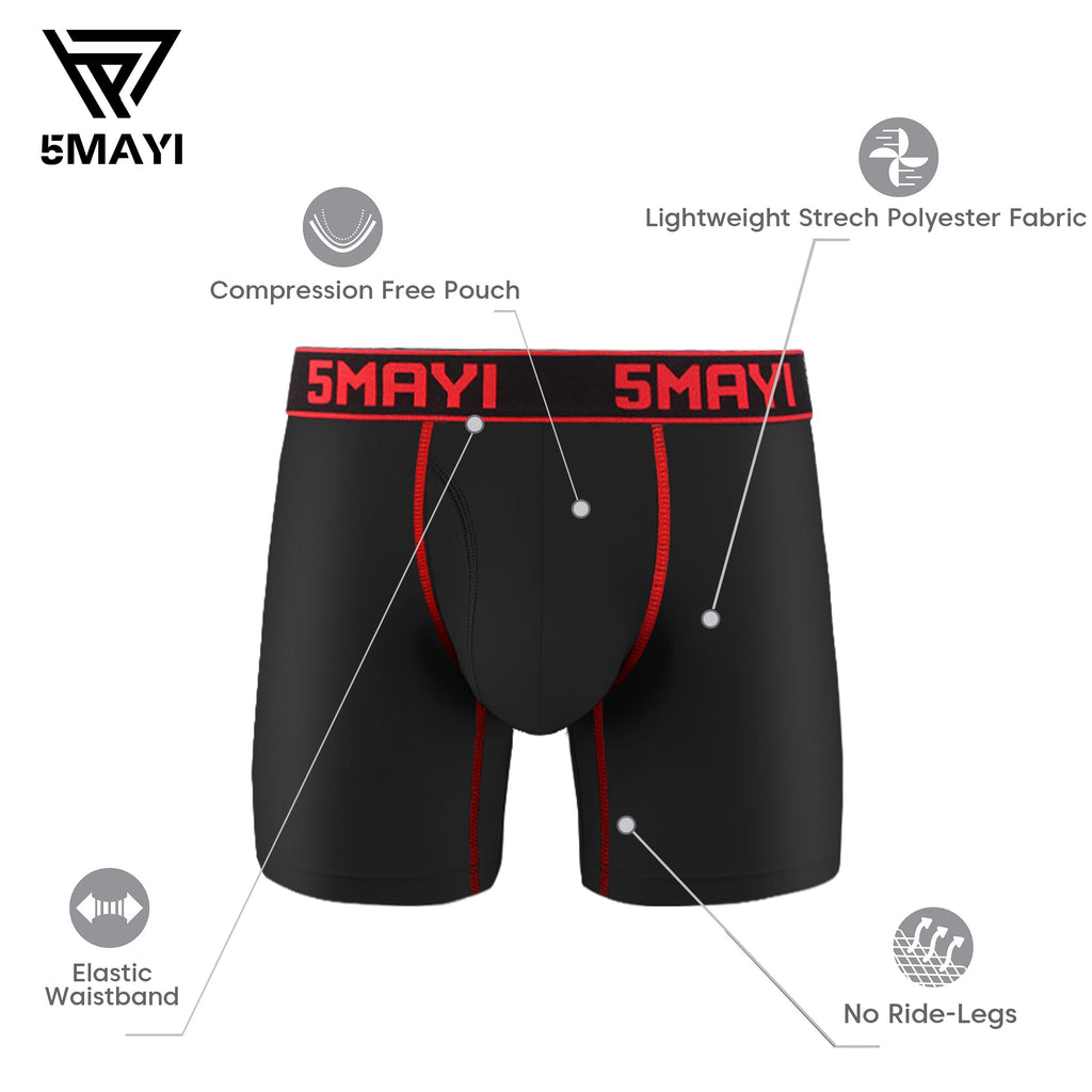 Men's Athletic Boxer Briefs Pack