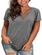 Vixen V-Neck Tunic - Women's T Shirts by Handbags Specialist Headquarter | Available at Handbags Specialist Headquarter