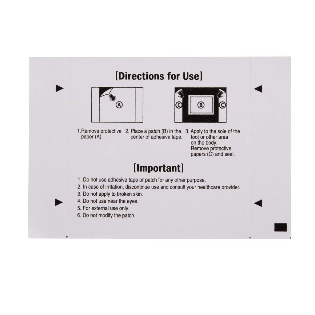 Verseo Energizing Tourmaline Foot Pads (30 Pack) - Health Care by Handbags Specialist Headquarter | Available at Handbags Specialist Headquarter