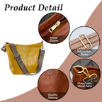 ChicHobo Vegan Leather Crossbody Bag with Strap -  by Handbags Specialist Headquarter | Available at Handbags Specialist Headquarter