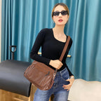 ELDA Chic Crossbody: Soft PU Leather Multi-Pocket Bag - Handbags by Handbags Specialist Headquarter | Available at Handbags Specialist Headquarter