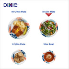Durable Dixie 8.5 Plates: Strong, Safe & Soak-Proof - Paper Plates by Handbags Specialist Headquarter | Available at Handbags Specialist Headquarter