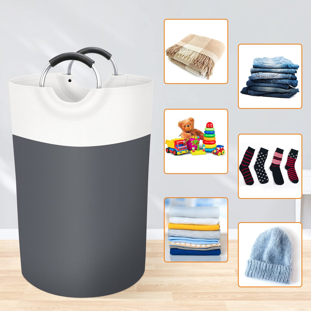 BlissTotes 90L Collapsible Laundry Hamper - Black - Laundry Baskets by Handbags Specialist Headquarter | Available at Handbags Specialist Headquarter