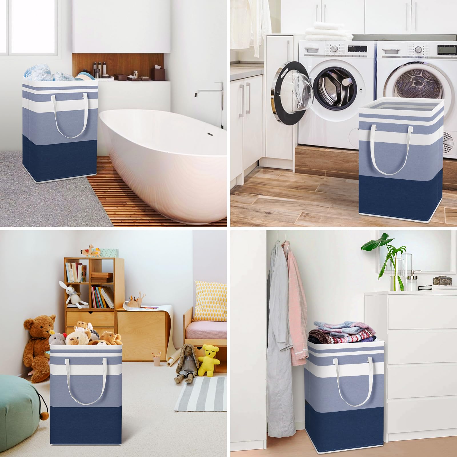 HomeHacks Duo Waterproof Laundry Baskets - Laundry Baskets by Handbags Specialist Headquarter | Available at Handbags Specialist Headquarter