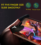 Nuozme Pro Touch Finger Sleeves - 6 Pack Gaming Gear -  by Handbags Specialist Headquarter | Available at Handbags Specialist Headquarter