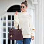 Luxe Leather Satchel & Crossbody Bags -  by Handbags Specialist Headquarter | Available at Handbags Specialist Headquarter