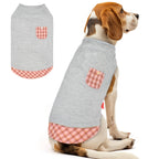 PlaidPup Waffle Vest: Soft, Stretchy, & Cute! - Pet Supplies by Handbags Specialist Headquarter | Available at Handbags Specialist Headquarter