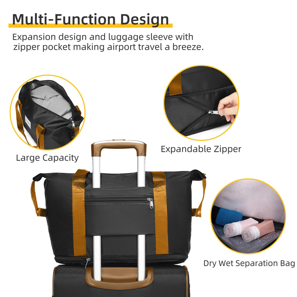 LARVENDER Expandable 5-Piece Spinner Luggage Set -  by Handbags Specialist Headquarter | Available at Handbags Specialist Headquarter