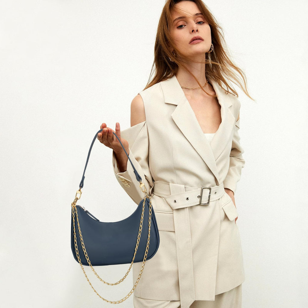 Retro Chic Hobo Bag - Cute Underarm Purse - Shoulder Bags by Handbags Specialist Headquarter | Available at Handbags Specialist Headquarter