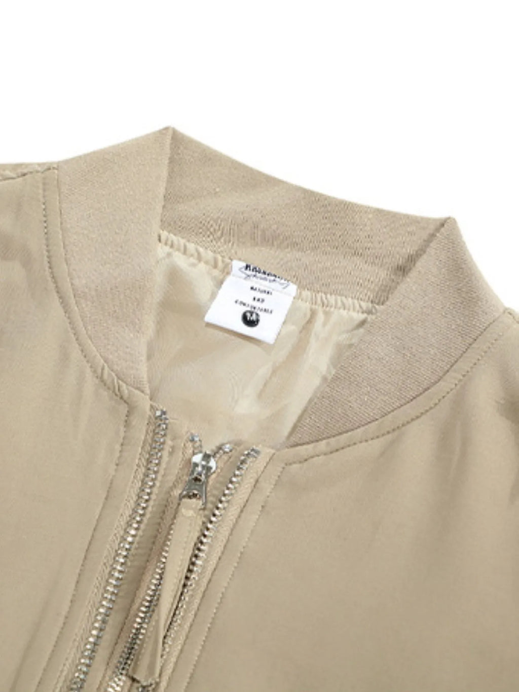 Men's Zip Up Long Sleeve Jacket - Men's jackets by Trendsi | Available at Handbags Specialist Headquarter