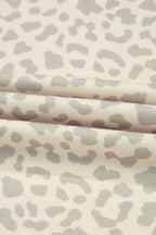 MAMA Letter Graphic Leopard Round Neck T-Shirt - Tops by Trendsi | Available at Handbags Specialist Headquarter