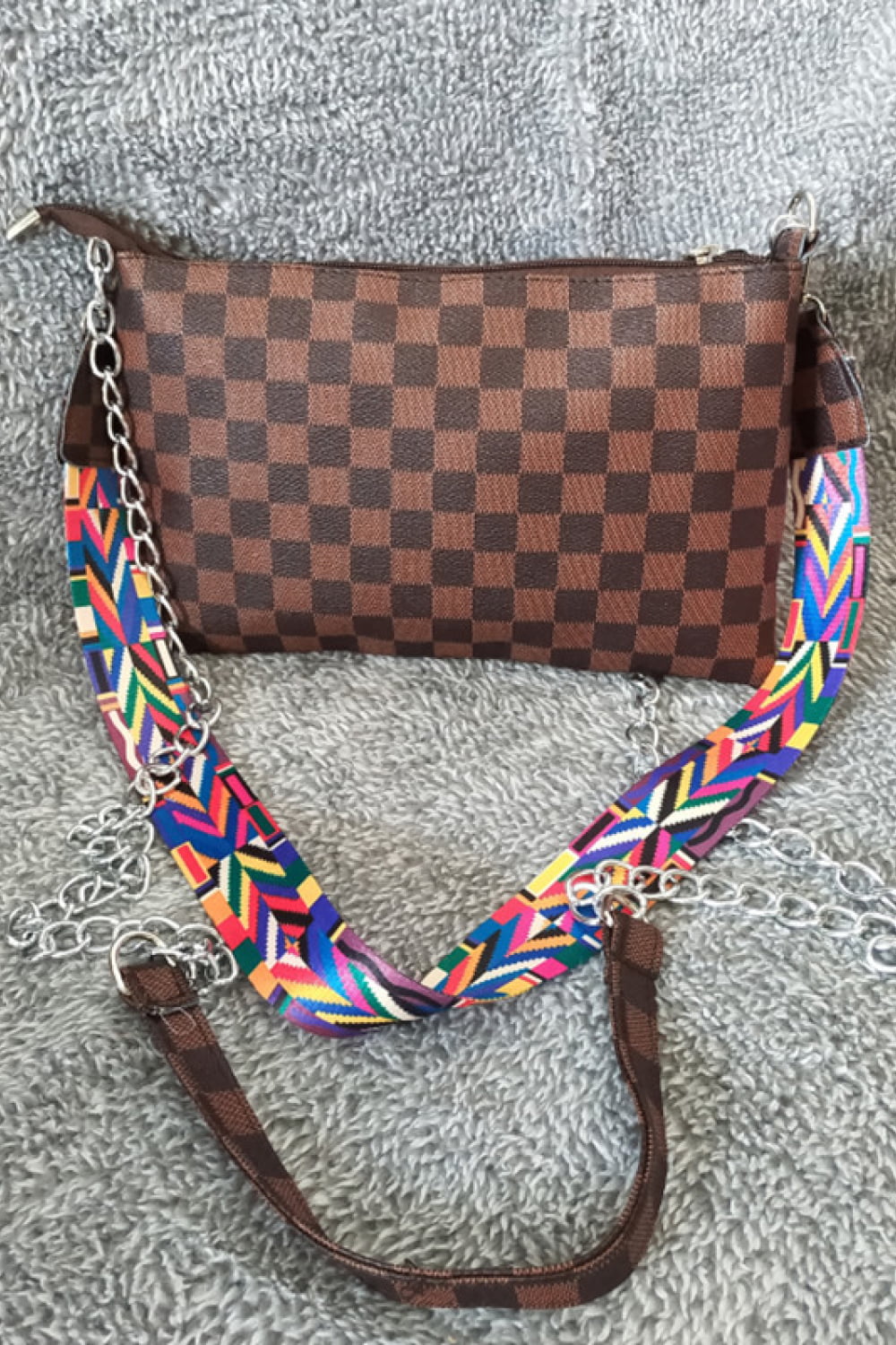 Adored PU Leather Studded Shoulder Bag - handbags by Trendsi | Available at Handbags Specialist Headquarter