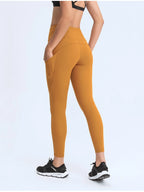 Millennia Wide Waistband Leggings with Pockets - Leggings by Trendsi | Available at Handbags Specialist Headquarter