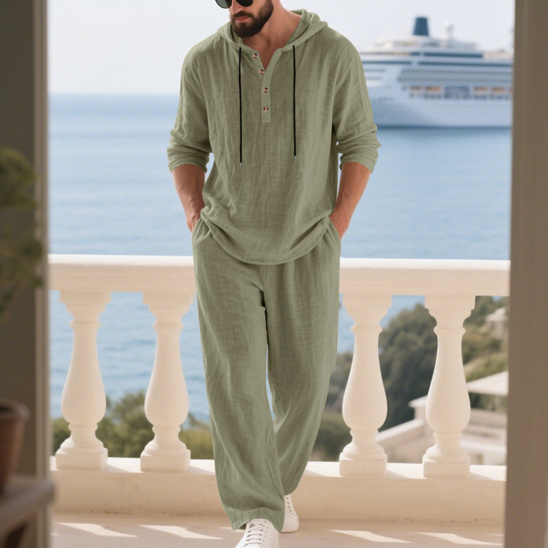 RelaxPro Men's Hooded Lounge Set
