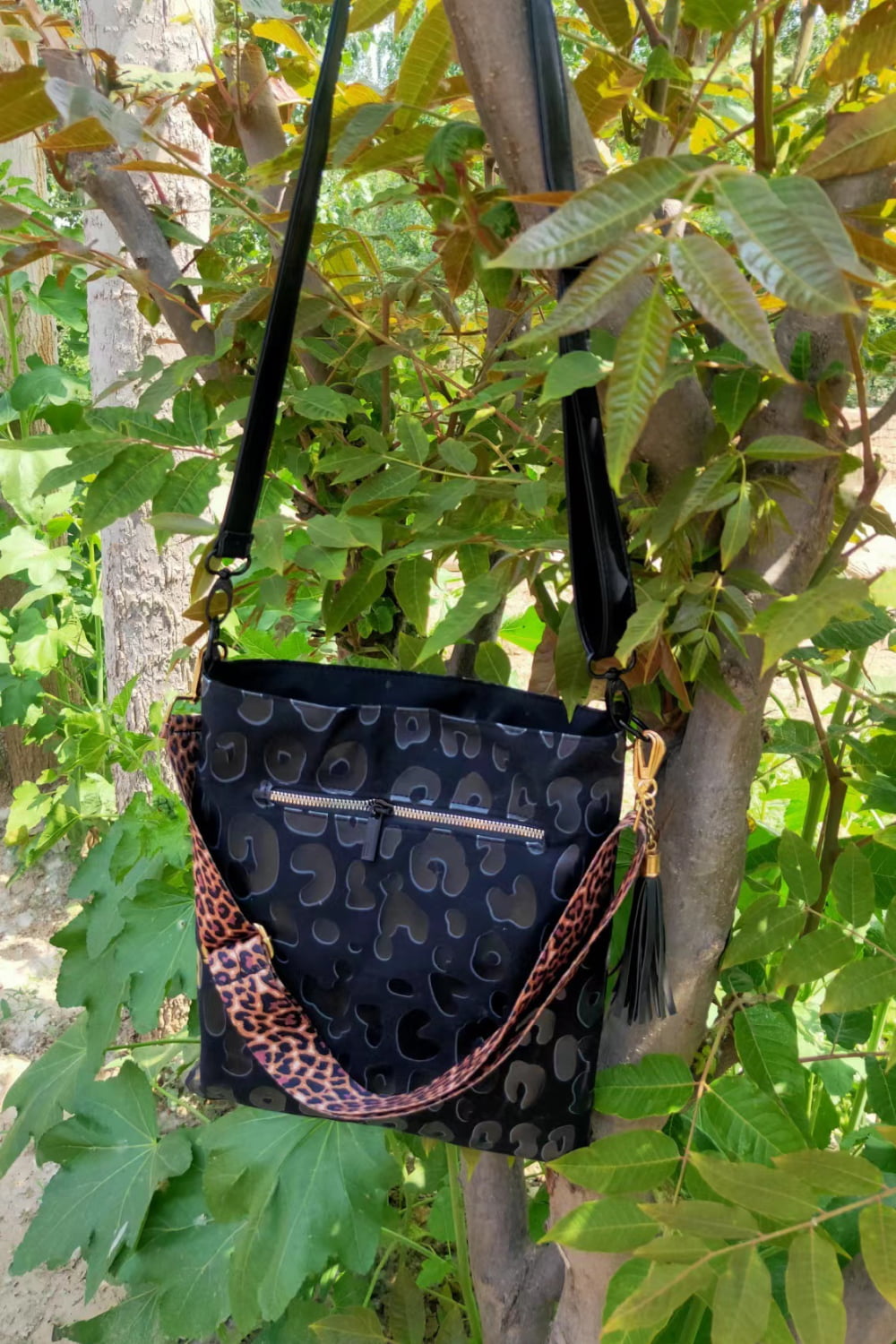 Adored PU Leather Shoulder Bag with Tassel - handbags by Trendsi | Available at Handbags Specialist Headquarter