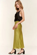 And The Why Satin Midi Skirt - Skirts by Trendsi | Available at Handbags Specialist Headquarter