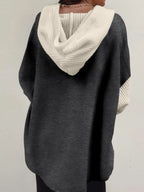 Drawstring Button Front Hoodie - Tops by Trendsi | Available at Handbags Specialist Headquarter