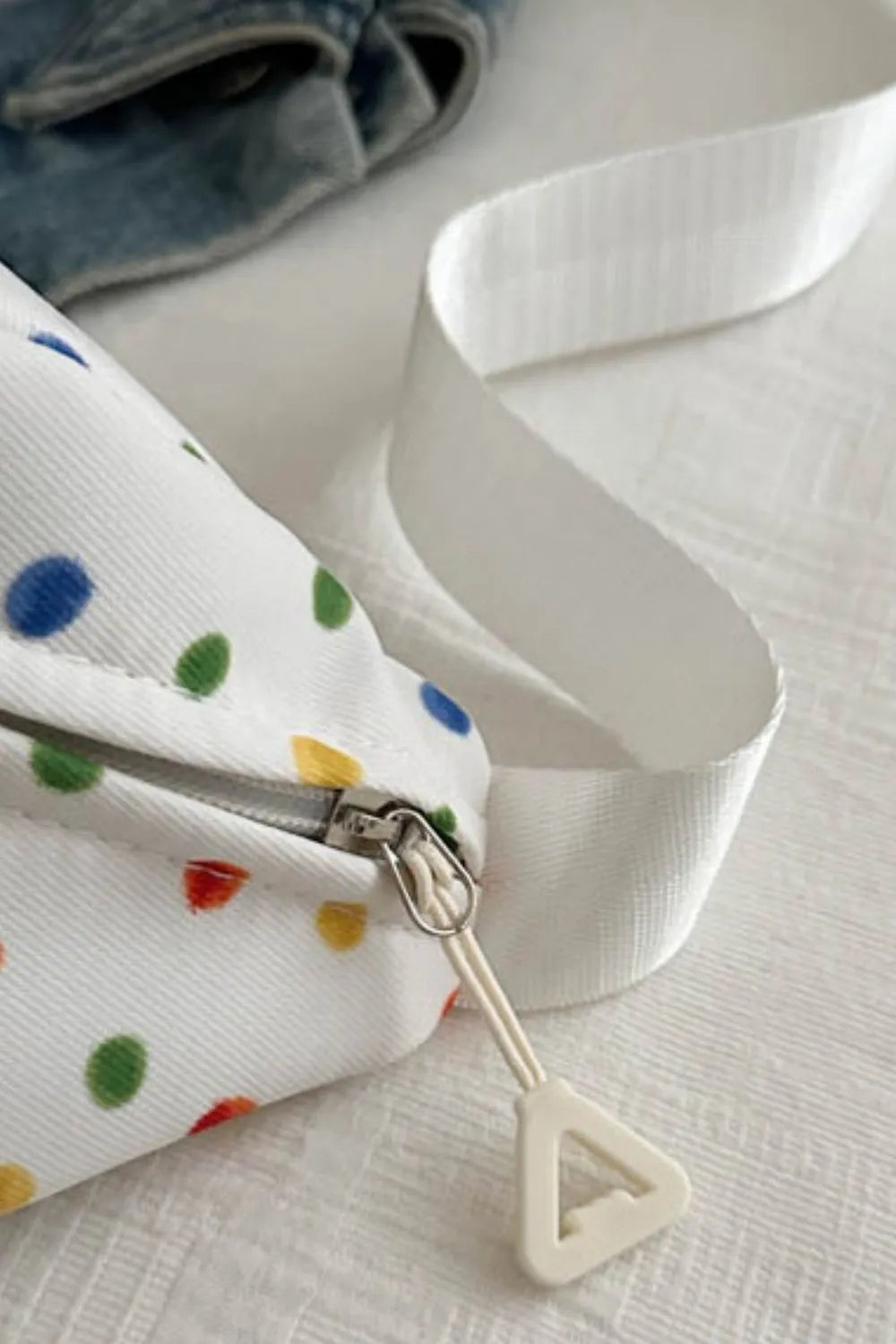 Contrast Polka Dot Crossbody Bag - Handbags by Trendsi | Available at Handbags Specialist Headquarter