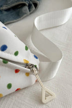 Contrast Polka Dot Crossbody Bag - Handbags by Trendsi | Available at Handbags Specialist Headquarter