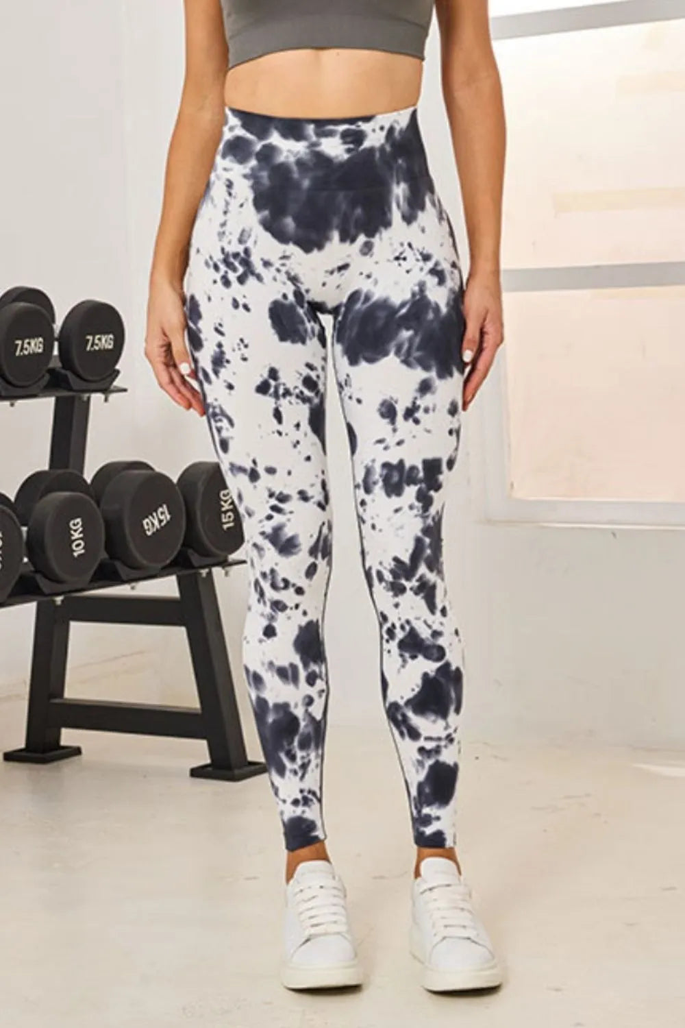 Tie-Dye High Waist Active Leggings - Leggings by Trendsi | Available at Handbags Specialist Headquarter