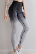 Gradient High Waist Sports Leggings - Leggings by Trendsi | Available at Handbags Specialist Headquarter