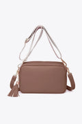 PU Leather Tassel Crossbody Bag - handbags by Trendsi | Available at Handbags Specialist Headquarter