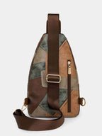 PU Leather Color Block Crossbody Bag - Crossbody Bag by Trendsi | Available at Handbags Specialist Headquarter