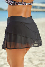 Full Size Layered Swim Skirt -  by Trendsi | Available at Handbags Specialist Headquarter