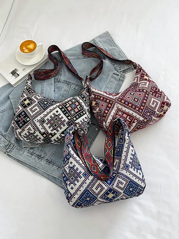 Geometric Adjustable Strap Crossbody Bag - Crossbody Bags by Trendsi | Available at Handbags Specialist Headquarter