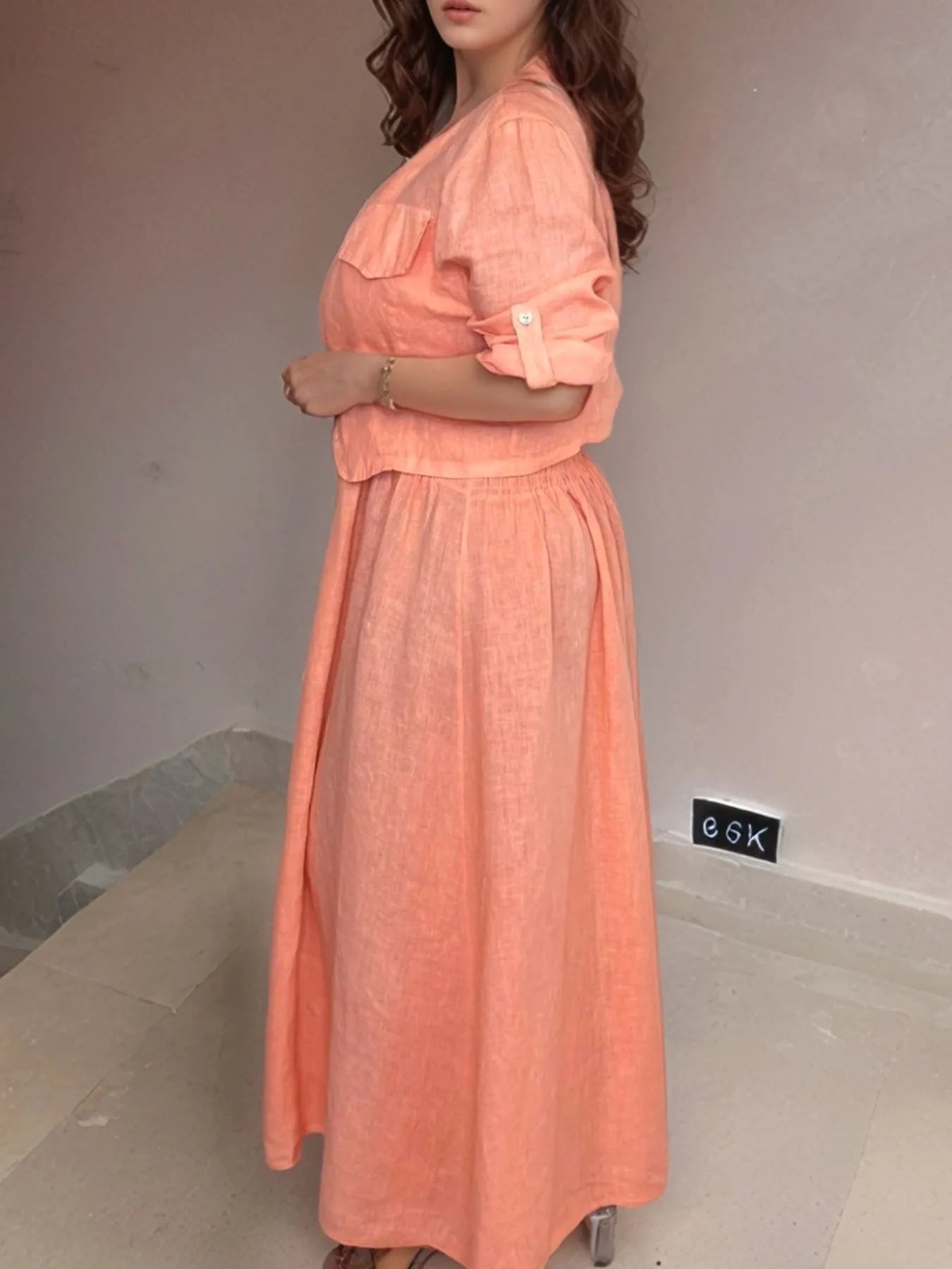 Full Size Smocked Cami Dress and Jacket Set Plus Size - Dresses by Trendsi | Available at Handbags Specialist Headquarter