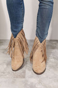 Legend Women's Fringe Cowboy Western Ankle Boots - Women Sandals by Trendsi | Available at Handbags Specialist Headquarter
