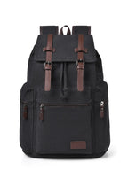 Canvas Backpack Bag with Buckle Straps - Leather Backpack Bag by Trendsi | Available at Handbags Specialist Headquarter