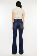 Kancan Full Size Mid Rise Slim Flare Jeans - Sleepwear by Trendsi | Available at Handbags Specialist Headquarter