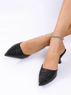 Point Toe Kitten Heels Sandals - Women Sandals by Trendsi | Available at Handbags Specialist Headquarter