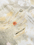 Men's Distressed Paint Splatter Zip Up Jacket - Men's jackets by Trendsi | Available at Handbags Specialist Headquarter