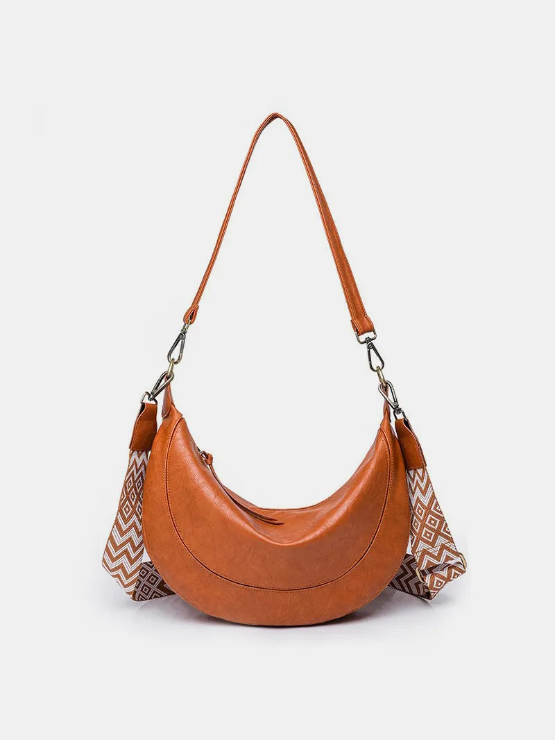 PU Leather Removable Strap Crossbody Bag - Crossbody Bag by Trendsi | Available at Handbags Specialist Headquarter