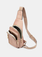 PU Leather Adjustable Strap Crossbody Bag - Crossbody Bag by Trendsi | Available at Handbags Specialist Headquarter