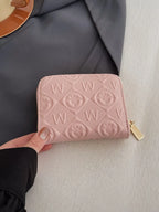 Embossed Zip Mini Wallet - Wallet by Trendsi | Available at Handbags Specialist Headquarter